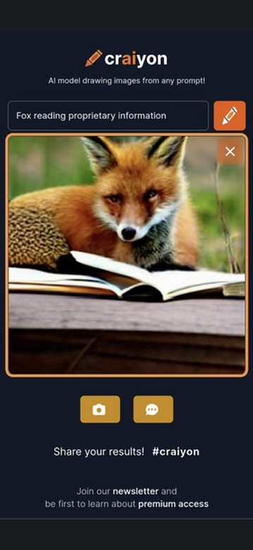 Fox reading proprietary information