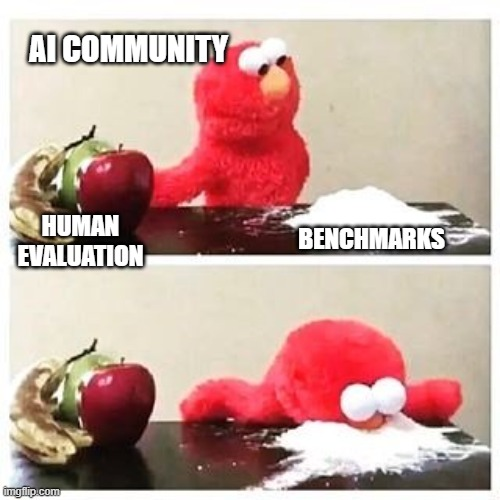 Elmo chooses... benchmarks