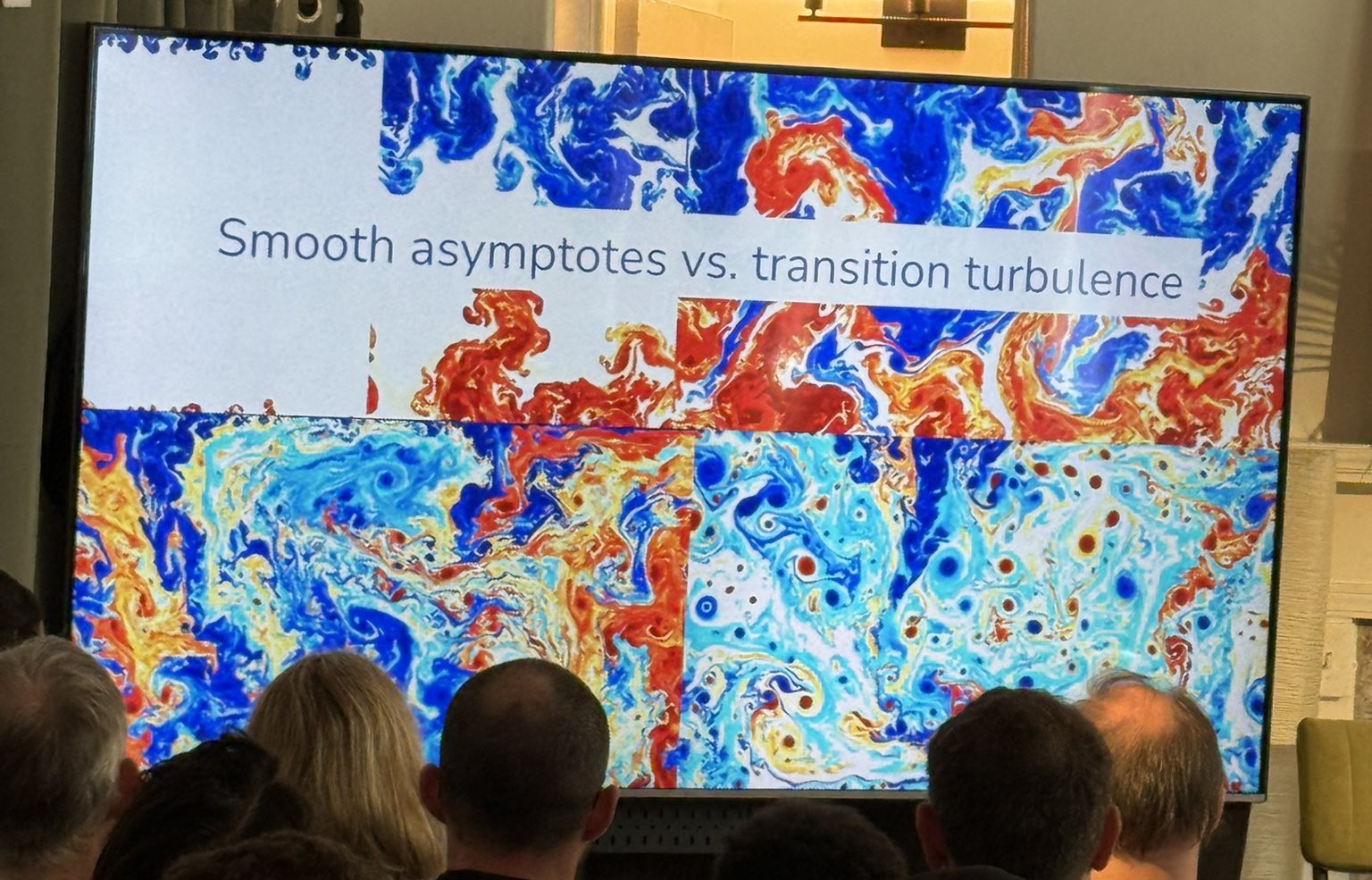 Slide by Helen Toner: Smooth asymptotes vs. transition turbulence. Photo courtesy Neil Chilson